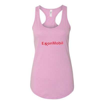 Women's Exxon Mobil Gas Station Racerback Tank Top