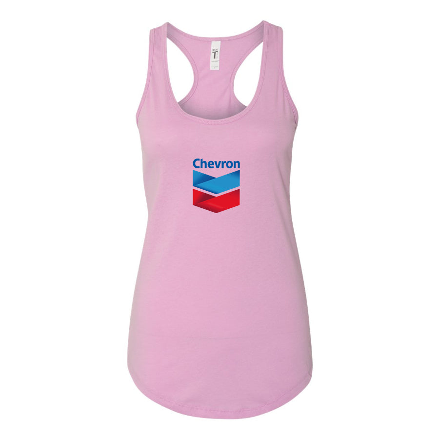 Women's Chevron Gas Station Racerback Tank Top