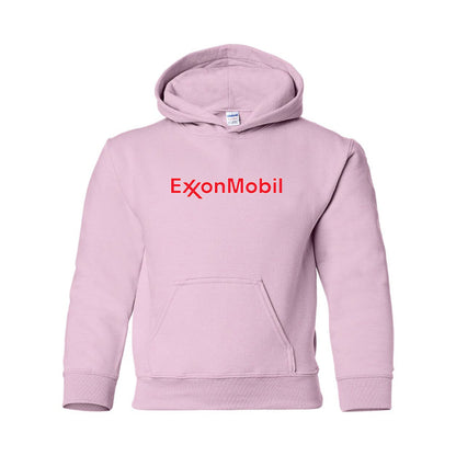 Youth Kids Exxon Mobil Gas Station Pullover Hoodie