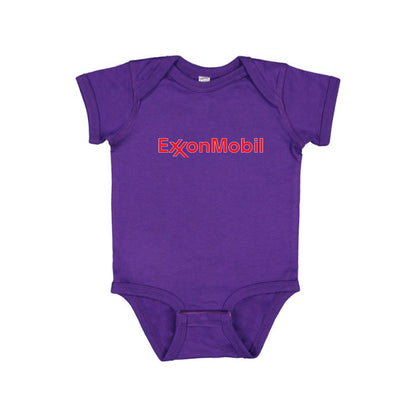 Exxon Mobil Gas Station Baby Romper Onesie