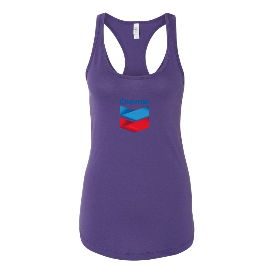 Women's Chevron Gas Station Racerback Tank Top