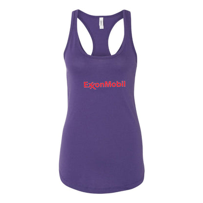 Women's Exxon Mobil Gas Station Racerback Tank Top