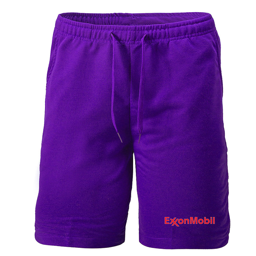 Men's Exxon Mobil Gas Station  Athletic Fleece Shorts