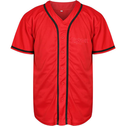 Men's Exxon Gas Station  Baseball Jersey