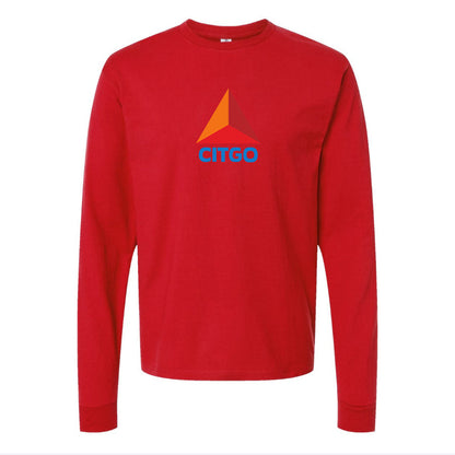 Men's Citgo Gas Station Long Sleeve T-Shirt