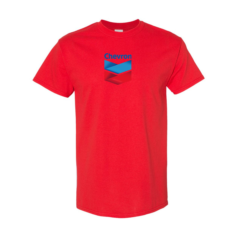 Youth Kids Chevron Gas Station  Cotton T-Shirt