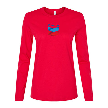 Women's Chevron gas Station  Long Sleeve T-Shirt