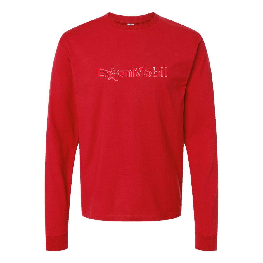 Men's Exxon Mobil Gas Station  Long Sleeve T-Shirt