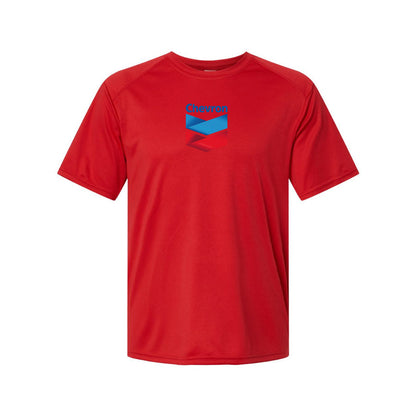 Youth Kids Chevron Gas Station Performance T-Shirt