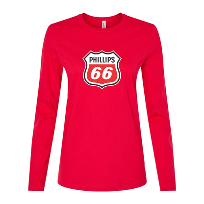 Women's Phillips 66 Gas Station Long Sleeve T-Shirt