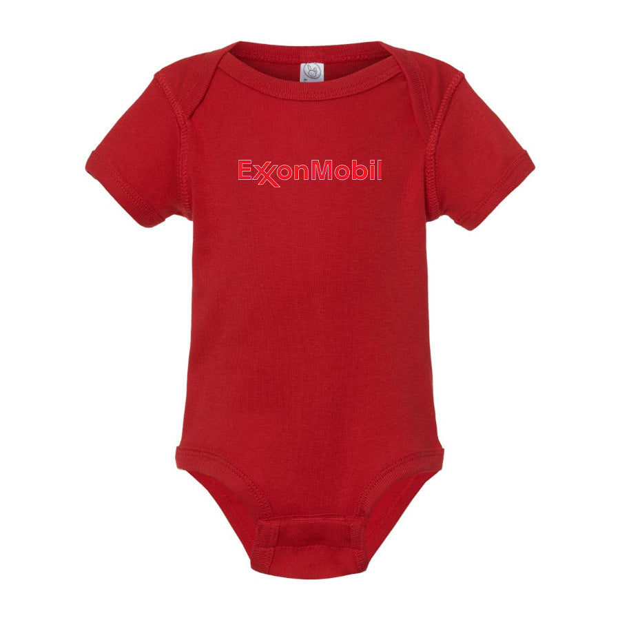 Exxon Mobil Gas Station Baby Romper Onesie