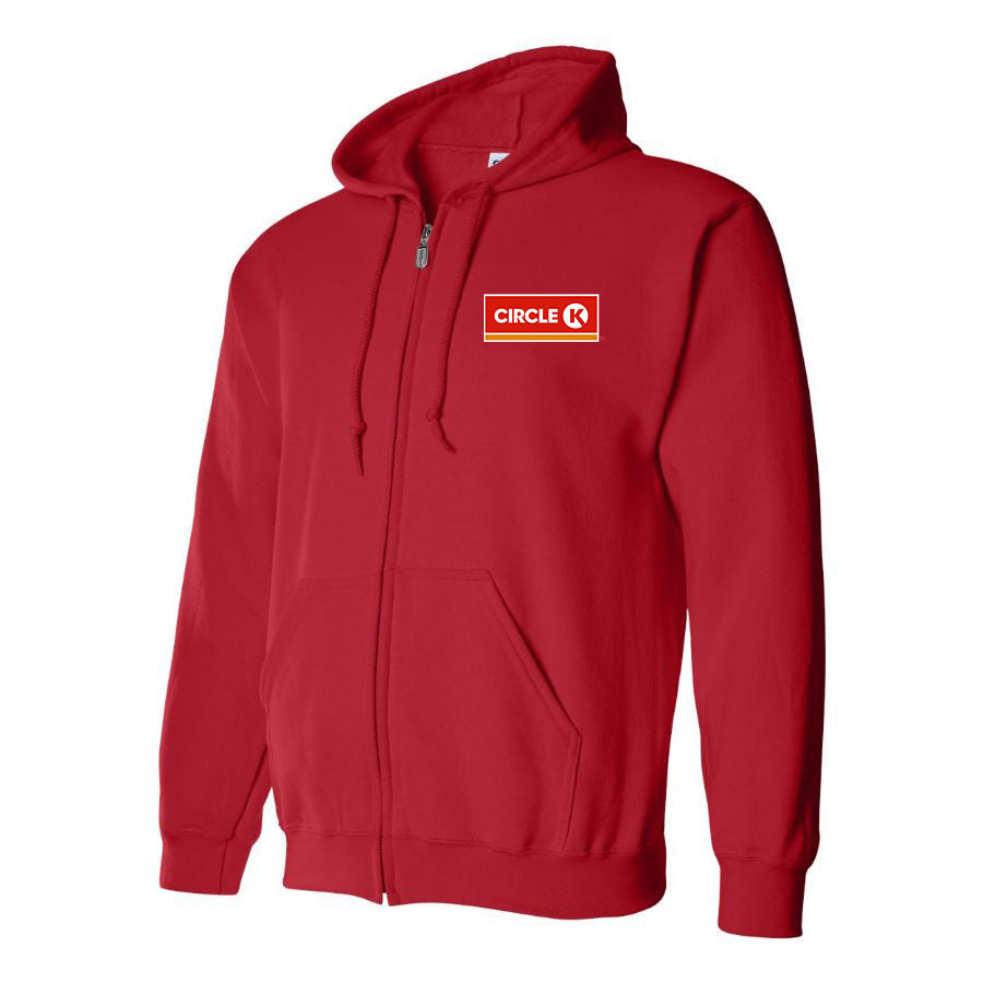 Men's Circle K Gas Station  Zipper Hoodie