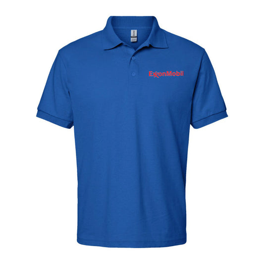 Men's Exxon Mobil Gas Station  Dry Blend Polo