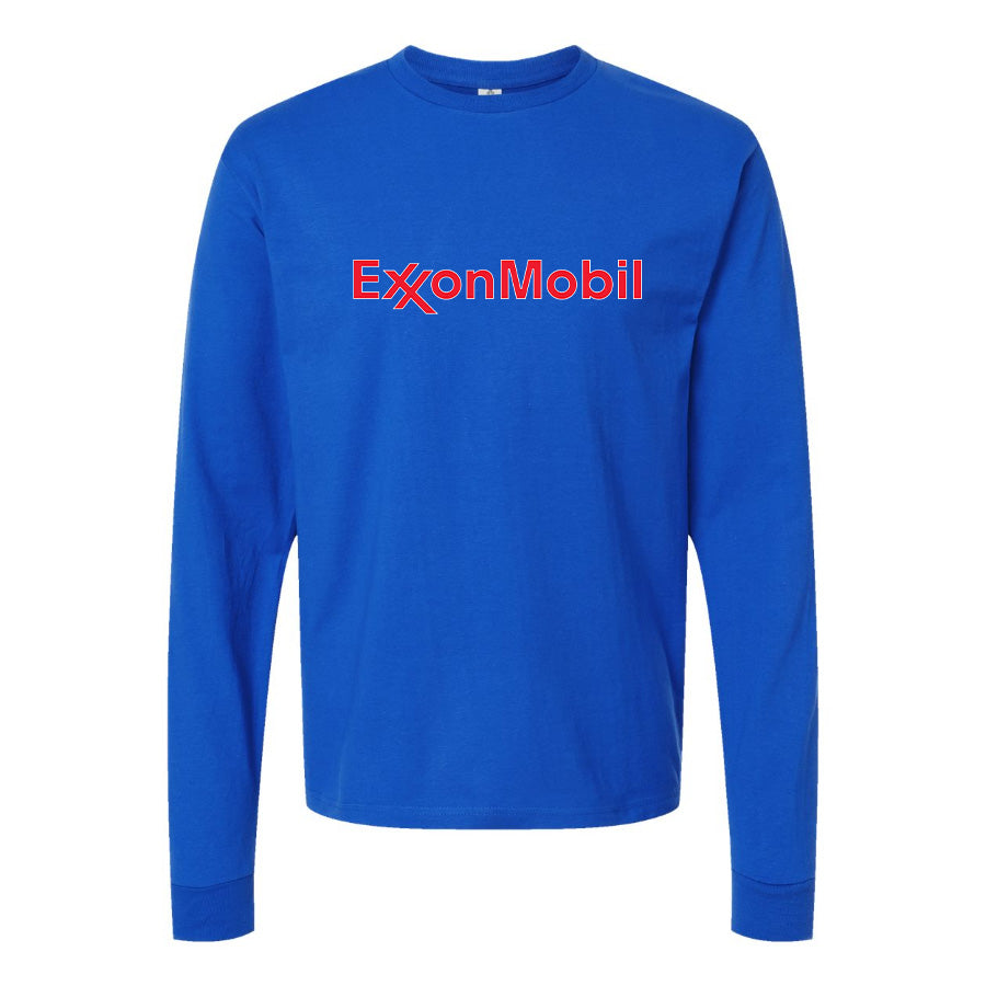 Youth Kids Exxon Mobil Gas Station Long Sleeve T-Shirt