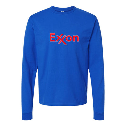 Men's Exxon Gas Station  Long Sleeve T-Shirt