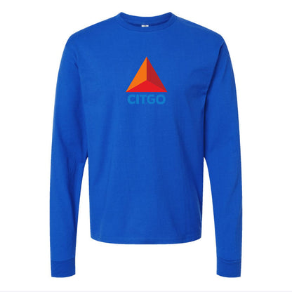 Men's Citgo Gas Station Long Sleeve T-Shirt