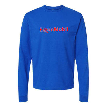 Men's Exxon Mobil Gas Station  Long Sleeve T-Shirt