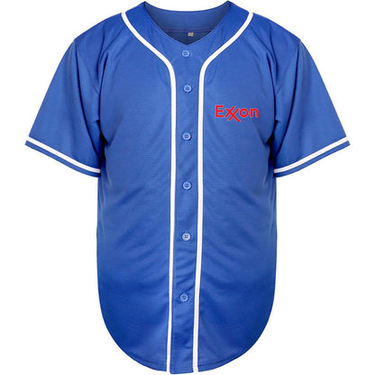 Men's Exxon Gas Station  Baseball Jersey