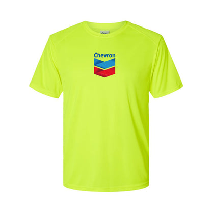 Youth Kids Chevron Gas Station Performance T-Shirt