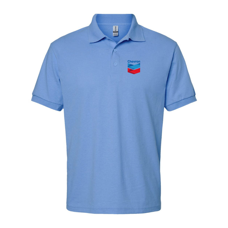 Men's Chevron Gas Station  Dry Blend Polo