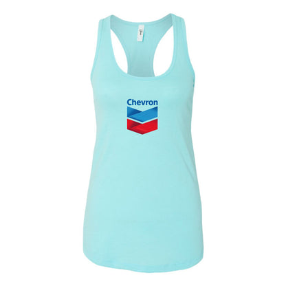 Women's Chevron Gas Station Racerback Tank Top