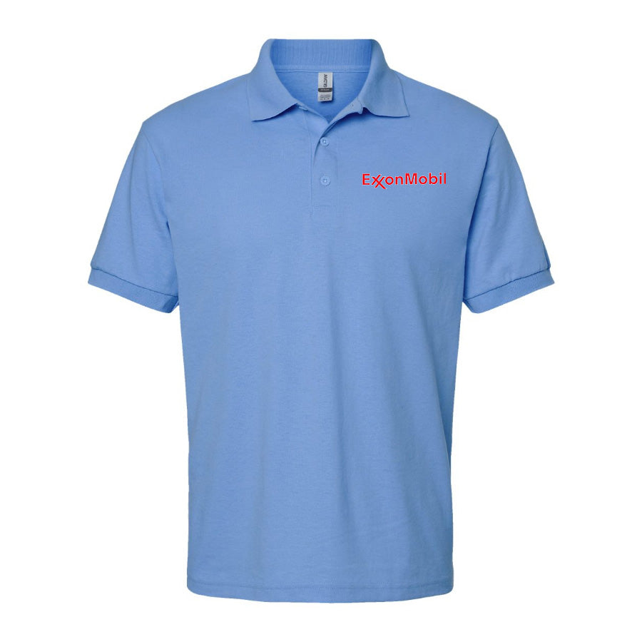 Men's Exxon Mobil Gas Station  Dry Blend Polo