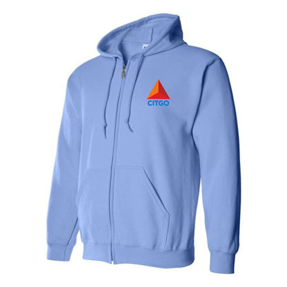 Men's Citgo Gas Station  Zipper Hoodie