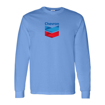 Men's Chevron Gas Station  Long Sleeve T-Shirt