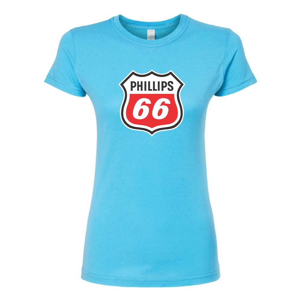 Women's Phillips 66 Gas Station Round Neck T-Shirt