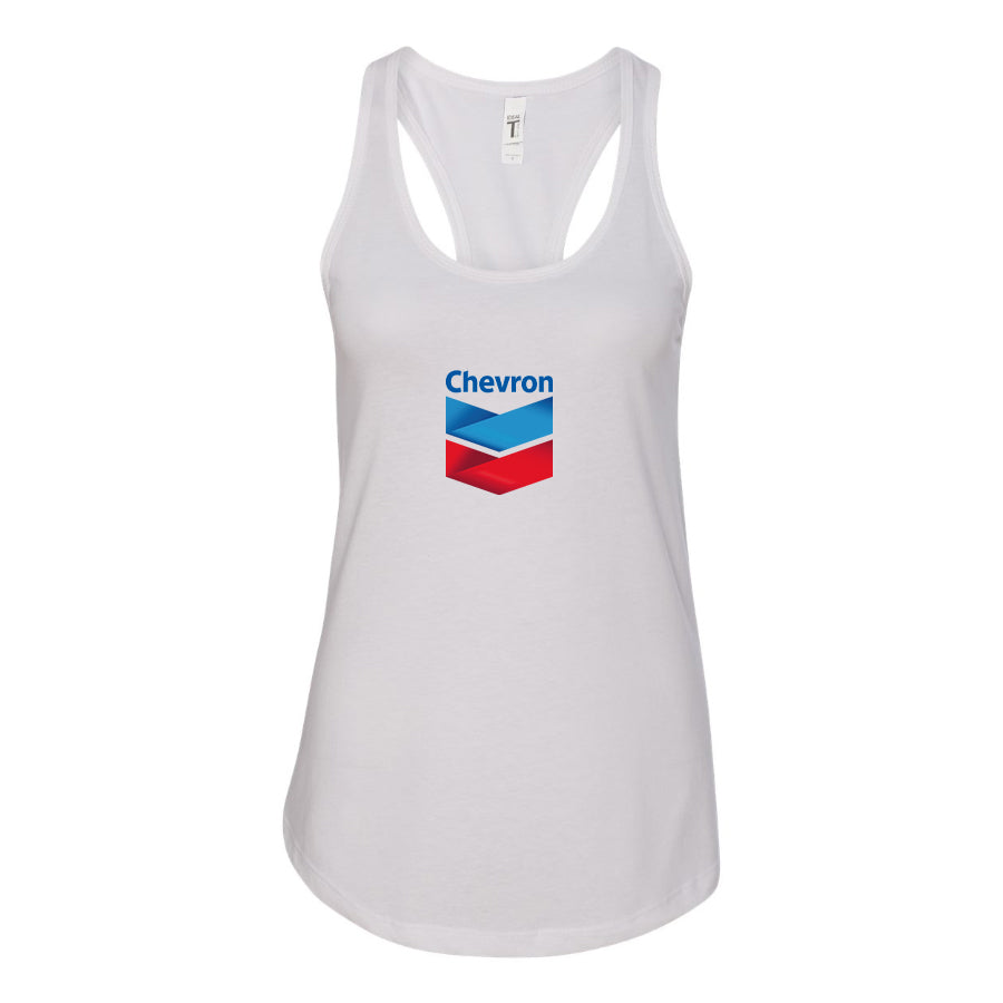 Women's Chevron Gas Station Racerback Tank Top