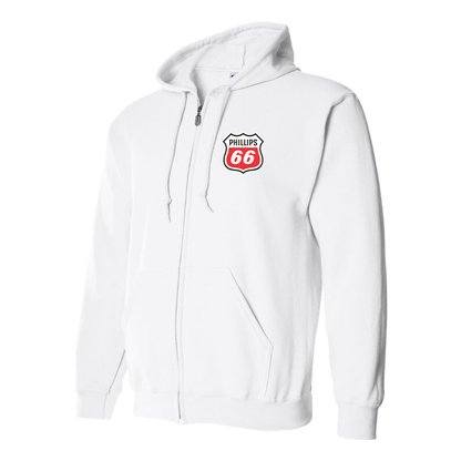 Men's Phillips 66 Gas Station Zipper Hoodie