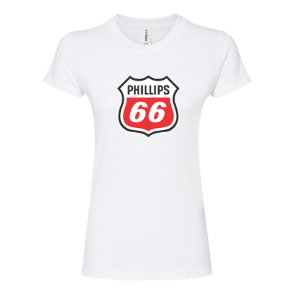 Women's Phillips 66 Gas Station Round Neck T-Shirt