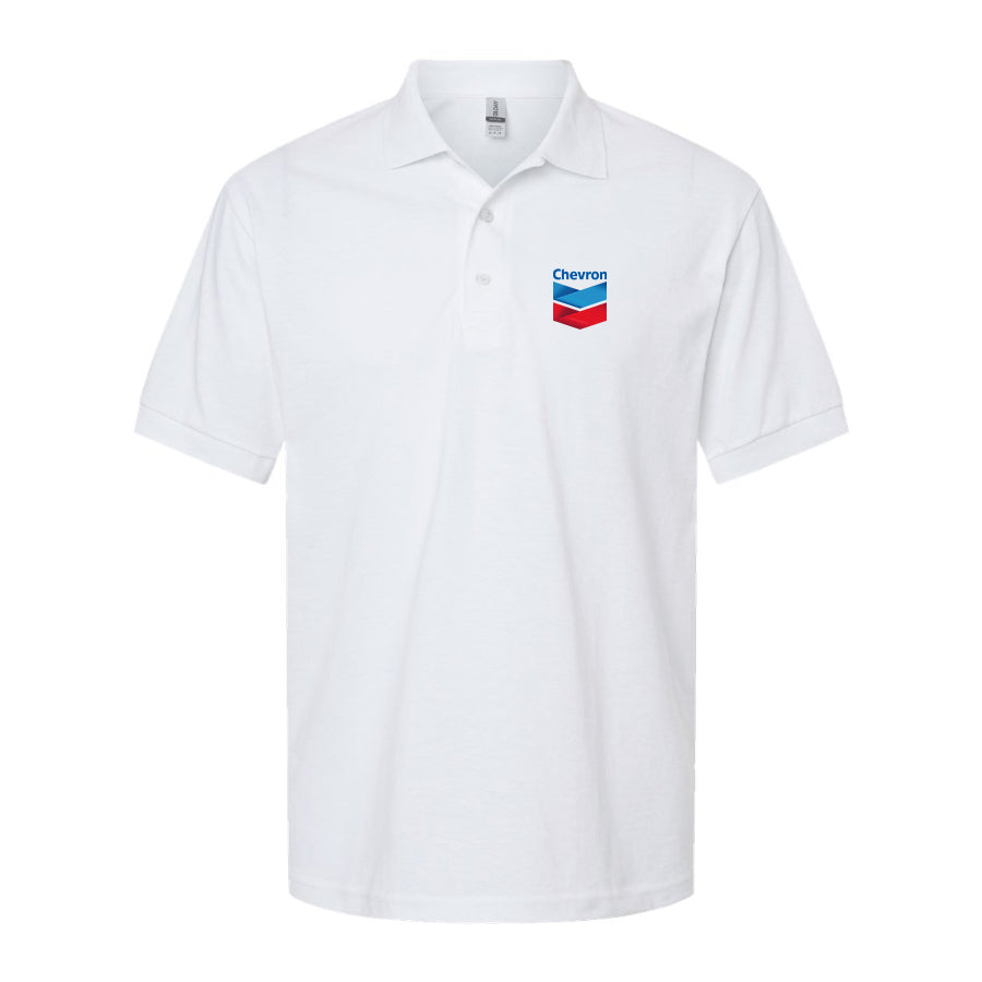 Men's Chevron Gas Station  Dry Blend Polo