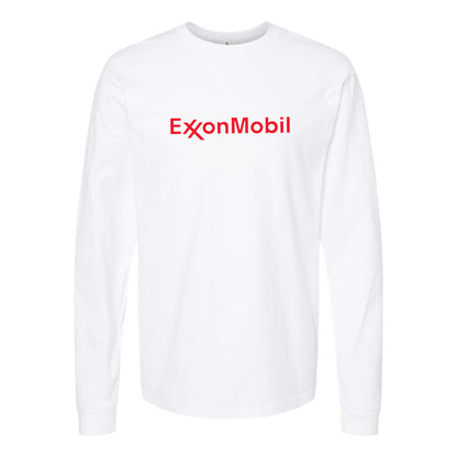 Men's Exxon Mobil Gas Station  Long Sleeve T-Shirt