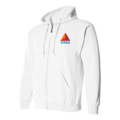 Men's Citgo Gas Station  Zipper Hoodie