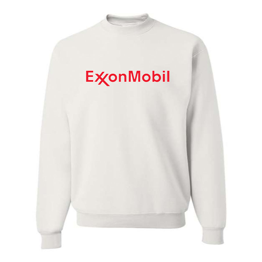 Men's Exxon Mobil Gas Station  Crewneck Sweatshirt