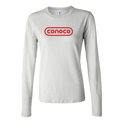 Women's Conoco Gas Station Long Sleeve T-Shirt