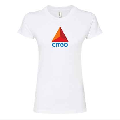 Women's Citgo Gas Station Round Neck T-Shirt