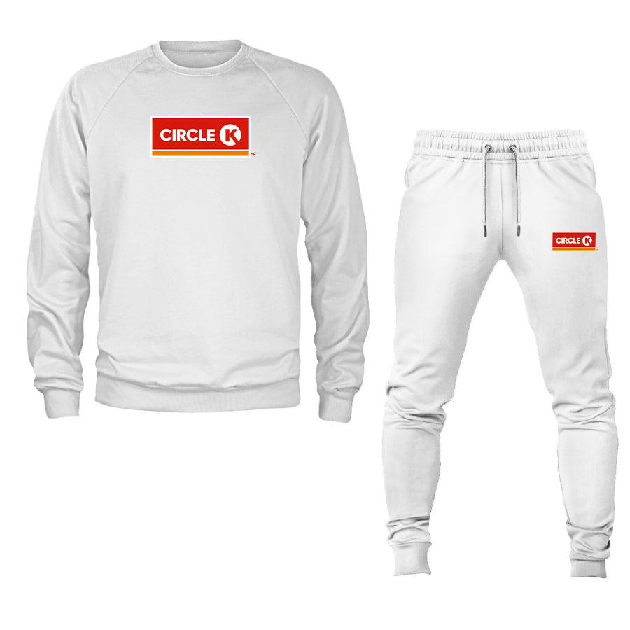 Men's Circle K Gas Station  Crewneck Sweatshirt Joggers Suit