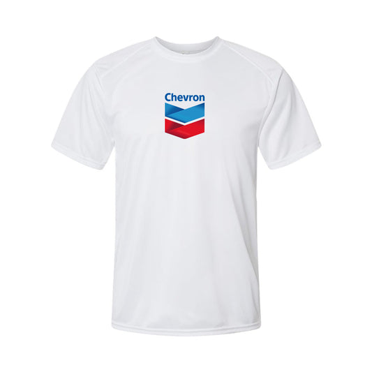 Youth Kids Chevron Gas Station Performance T-Shirt