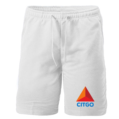 Men's Citgo Gas Station  Athletic Fleece Shorts