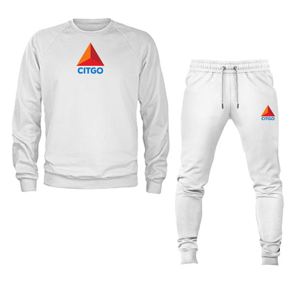 Men's Citgo Gas Station Crewneck Sweatshirt Joggers Suit