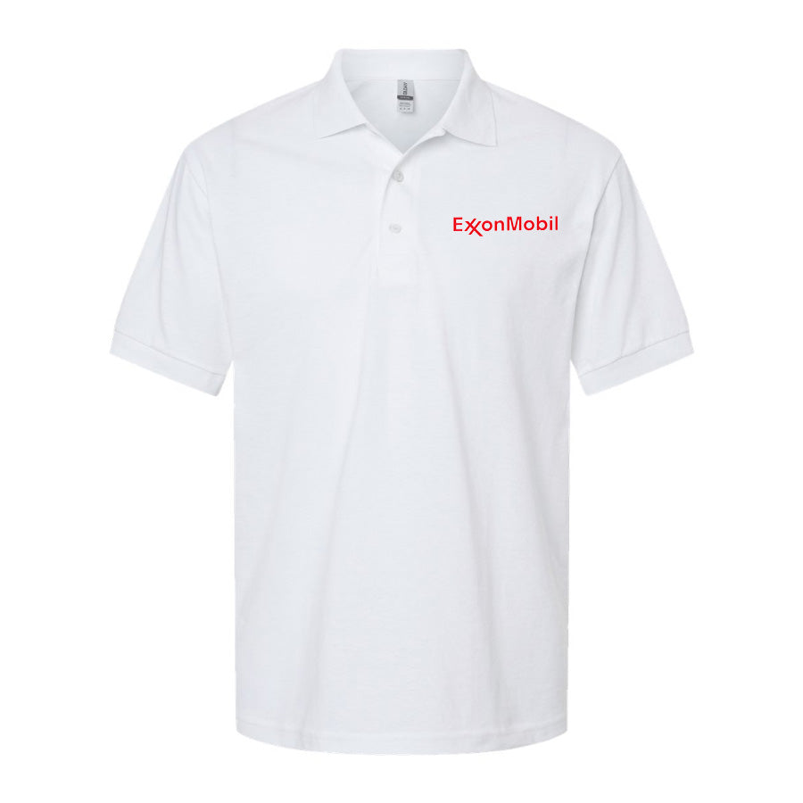 Men's Exxon Mobil Gas Station  Dry Blend Polo