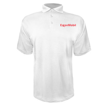 Men's Exxon Mobil Gas Station  Polyester Polo