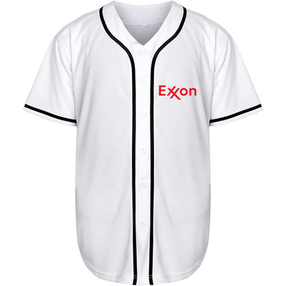 Men's Exxon Gas Station  Baseball Jersey