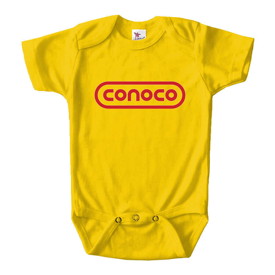 Conoco Gas Station Baby Romper Onesie